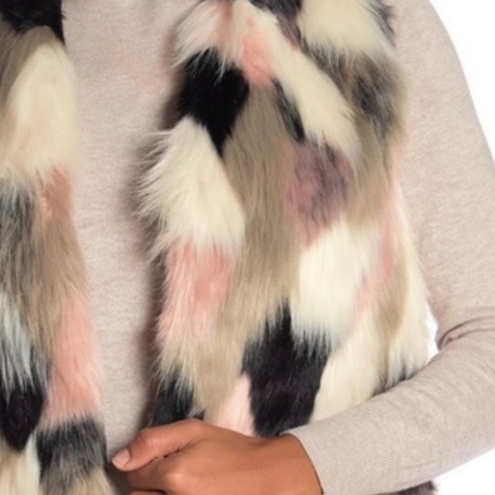 Joseph A plus Size Faux Fur Vest
